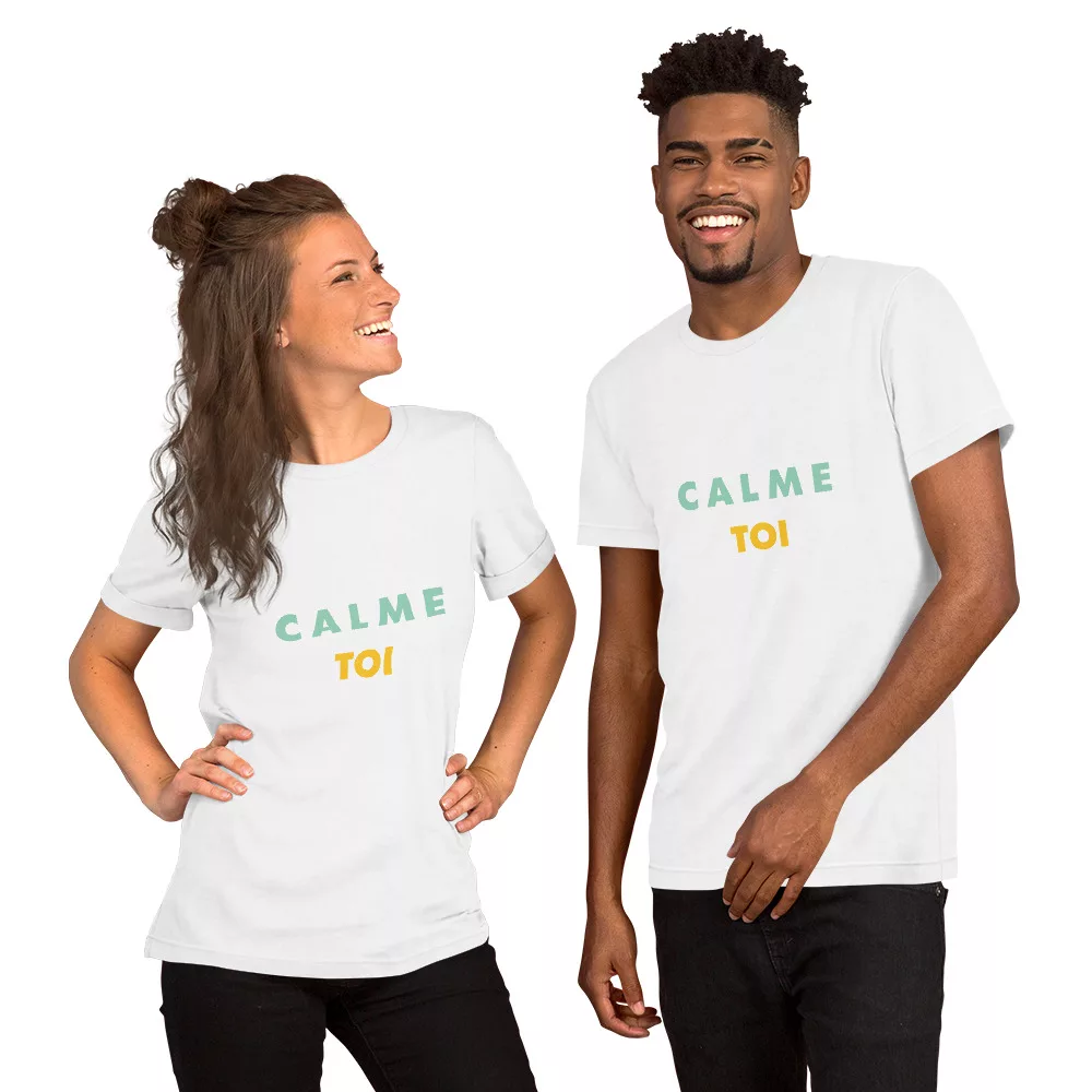 T-shirt unisex Calme Toi Basic